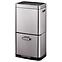 Odpadkový kôš Eko Himalaya 35+25l inox sivá 933960