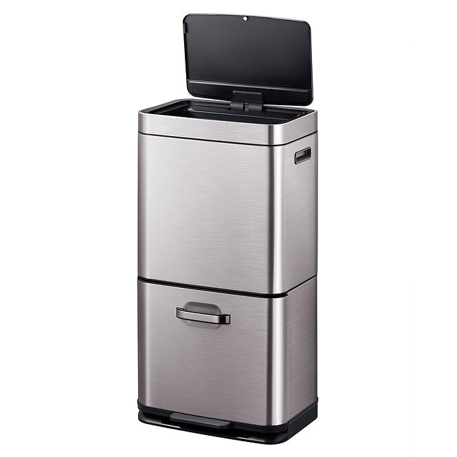 Odpadkový kôš Eko Himalaya 35+25l inox sivá 933960,2