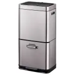 Odpadkový kôš Himalaya 35+25l inox sivá 933960