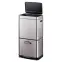 Odpadkový kôš Himalaya 35+25l inox sivá 933960,2