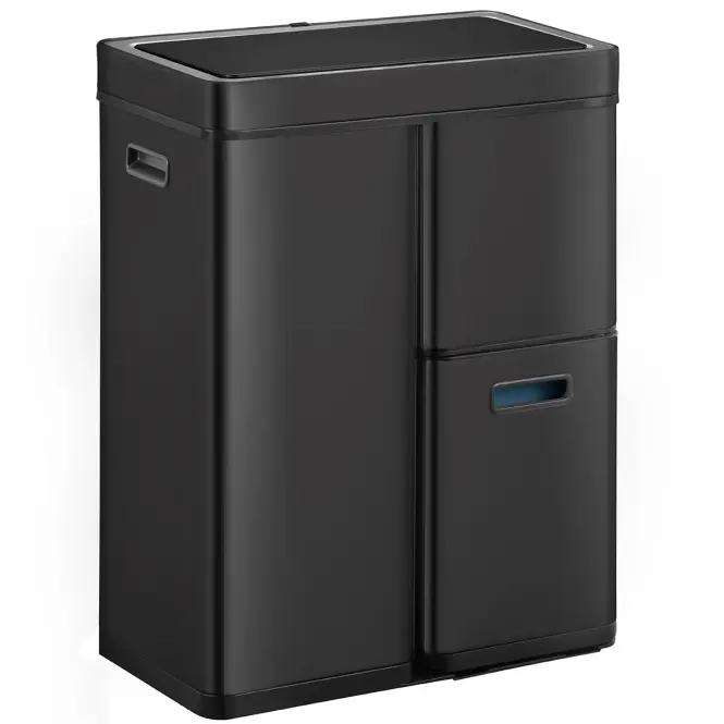 Odpadkový kôš Eko Mirage plus 30+15+15l čierna 933860