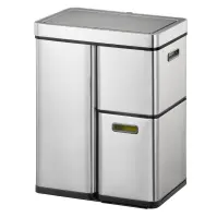 Odpadkový kôš Eko Mirage plus 30+15+15l inox 933860