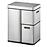 Odpadkový kôš Eko Mirage plus 30+15+15l inox 933860