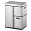 Odpadkový kôš Eko Mirage plus 30+15+15l inox 933860