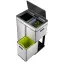 Odpadkový kôš Eko Mirage plus 30+15+15l inox 933860,2