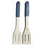 Obracačka s otvormi bambus sivá rukoväť 32*6cm ut03932bs20