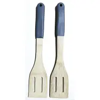 Obracačka s otvormi bambus sivá rukoväť 32*6cm ut03932bs20