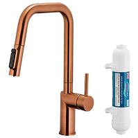 Drezová batéria Duero Pure Style Rose Gold s filtráciou vody výsuvný výtok