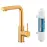Drezová batéria Duero Pure Basic Brushed Gold s filtráciou vody