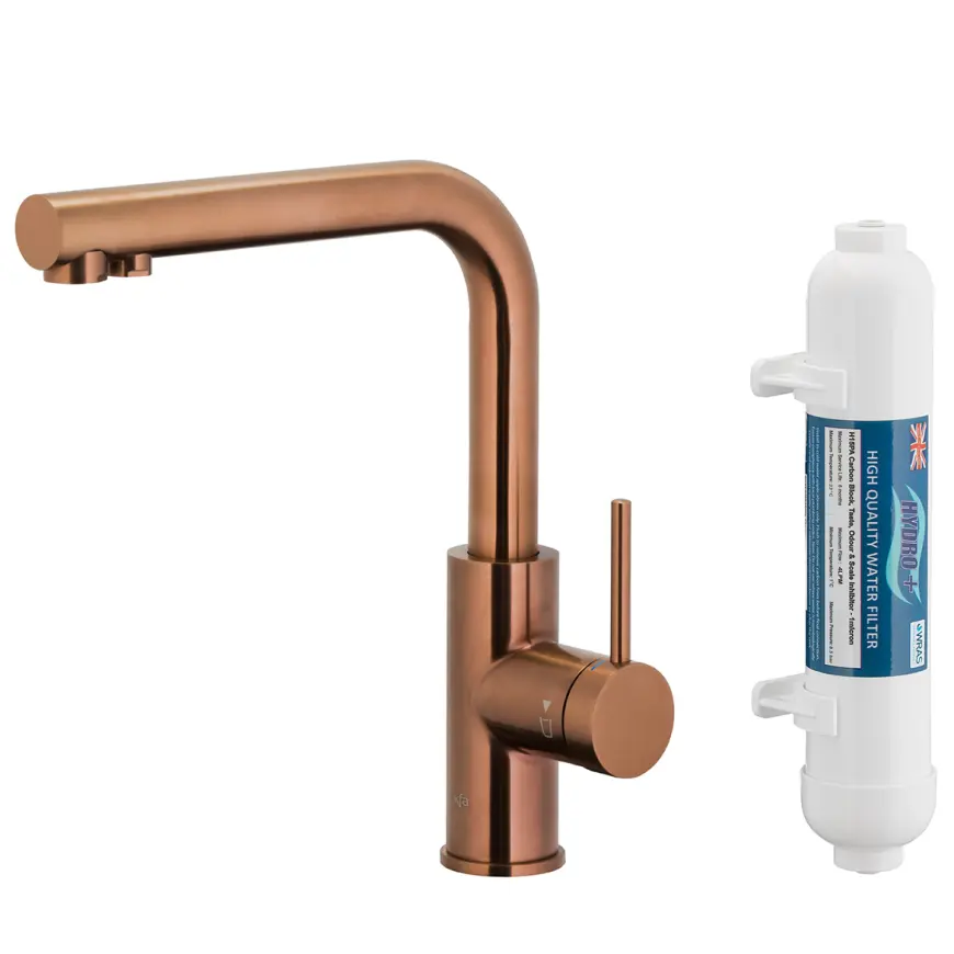 Drezová batéria Duero Pure Basic Rose Gold s filtráciou vody