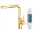 Drezová batéria Duero Pure Basic Light Gold s filtráciou vody výsuvný výtok