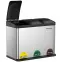 Odpadkový kôš 3x15 l oceľ LTB45L,2