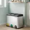 Odpadkový kôš 3x15 l oceľ LTB45L,3