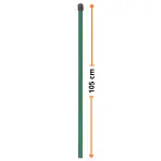 Napínacia tyč 6/8 mm 105 cm Zn+RAL6005