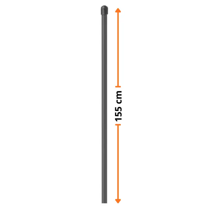 Napínacia tyč 6/8 mm 155 cm Zn+RAL7016