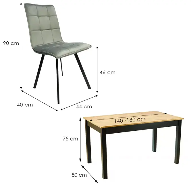 Jedálenská Zostava 1+6 Auri