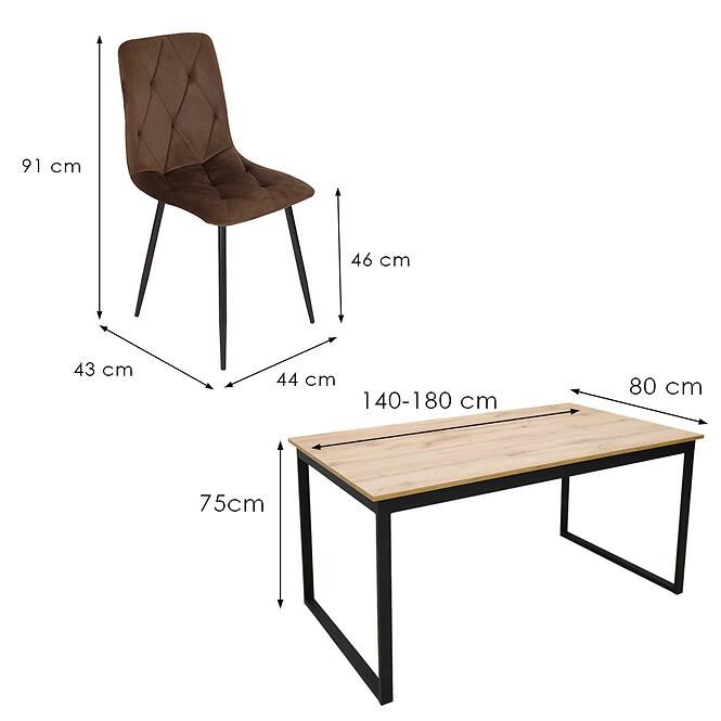 Jedálenská Zostava 1+6 Wiesiu,2