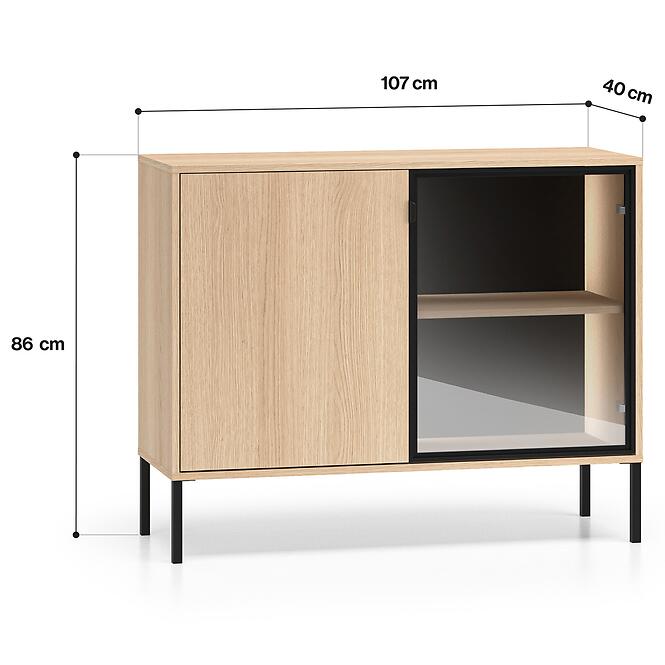 Komoda Barnee 03 Dub Lindberg