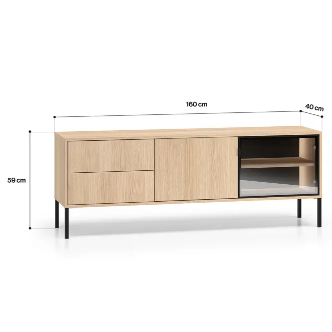 TV stolík Barnee 04 Dub Lindberg