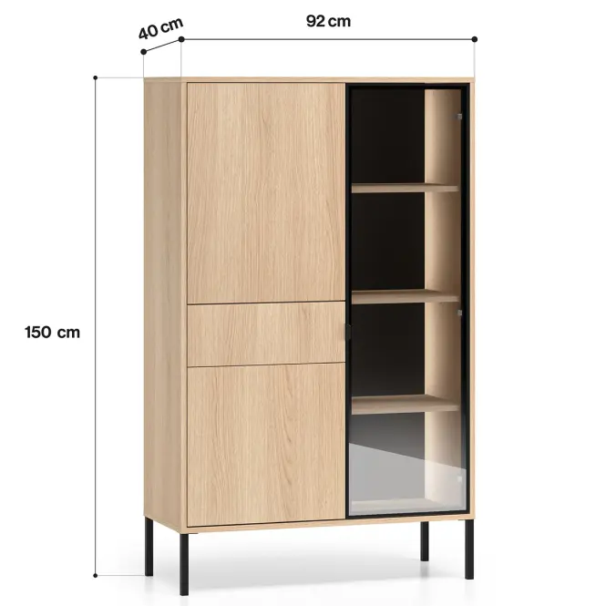 Regál Barnee 01 Dub Lindberg,2