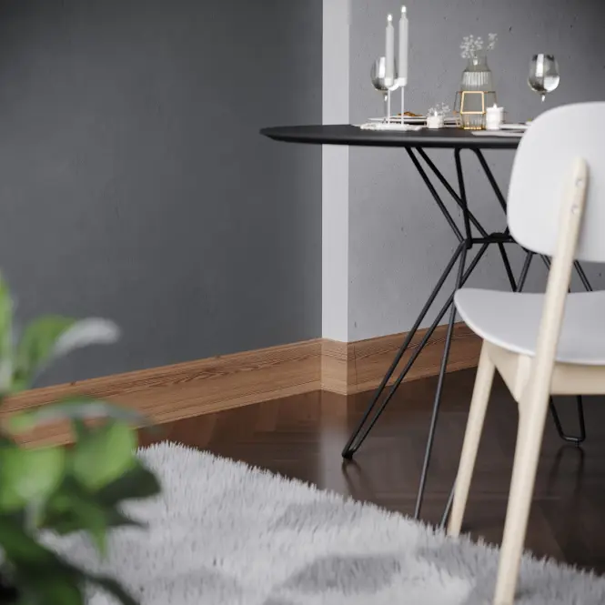 Podlahová lišta PVC Hi-Line Prestige 388 kašmír