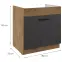 Kuchynská skrinka Vigo grafit mat 80ZL 1S BB,3