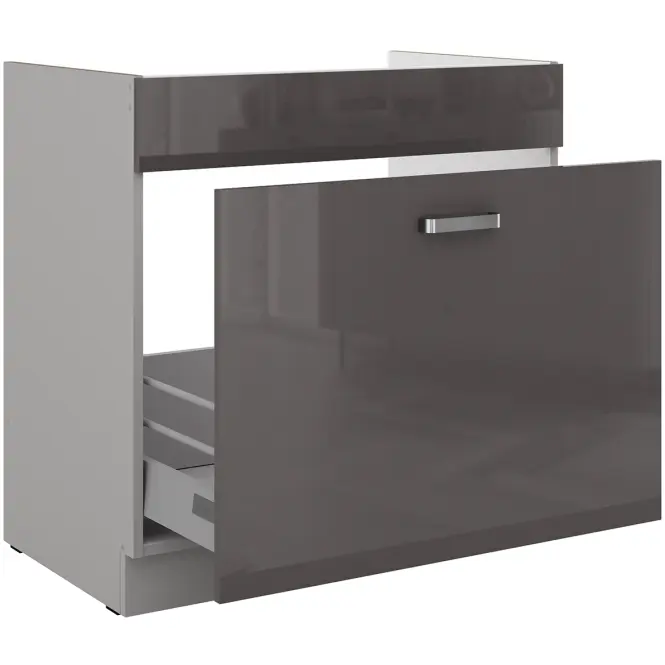 Kuchynská skrinka Grey 80ZL 1S BB,2