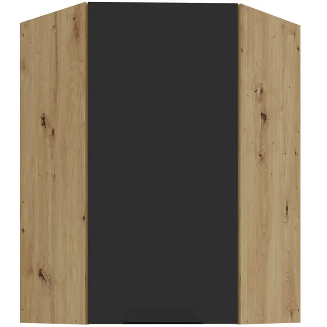 Kuchynská skrinka Aria-BL/AR anti fingerprint 60X60 GN-90 1F (45°)