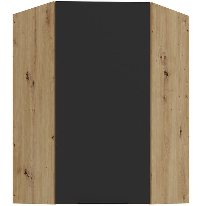 Kuchynská skrinka Aria-BL/AR anti fingerprint 60X60 GN-90 1F (45°)