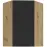 Kuchynská skrinka Aria-BL/AR anti fingerprint 60X60 GN-90 1F (45°)