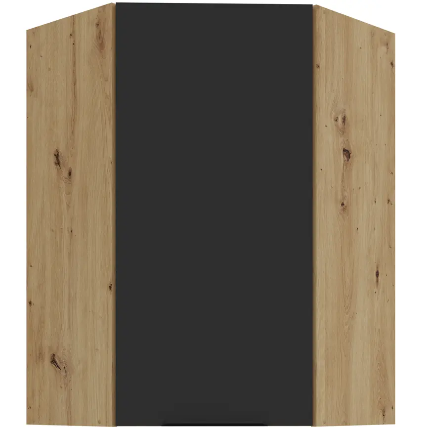 Kuchynská skrinka Aria-BL/AR anti fingerprint 60X60 GN-90 1F (45°)