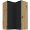 Kuchynská skrinka Aria-BL/AR anti fingerprint 60X60 GN-90 2F (90°)