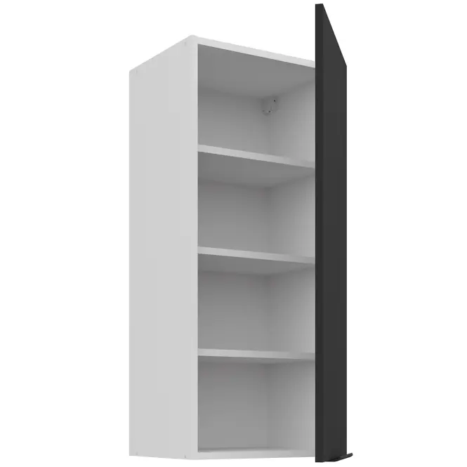 Kuchynská skrinka Aria-BL/WH anti fingerprint 40G-90 1F