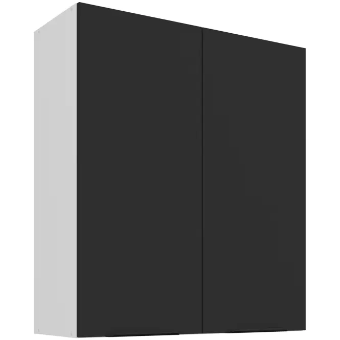 Kuchynská skrinka Aria-BL/WH anti fingerprint 80G-90 2F