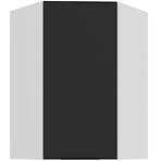Kuchynská skrinka Aria-BL/WH anti fingerprint 60X60 GN-90 1F (45°)