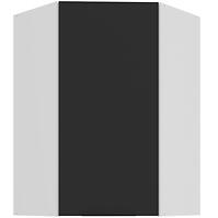 Kuchynská skrinka Aria-BL/WH anti fingerprint 60X60 GN-90 1F (45°)