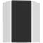 Kuchynská skrinka Aria-BL/WH anti fingerprint 60X60 GN-90 1F (45°)