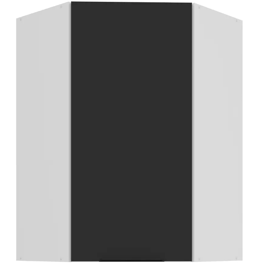 Kuchynská skrinka Aria-BL/WH anti fingerprint 60X60 GN-90 1F (45°)
