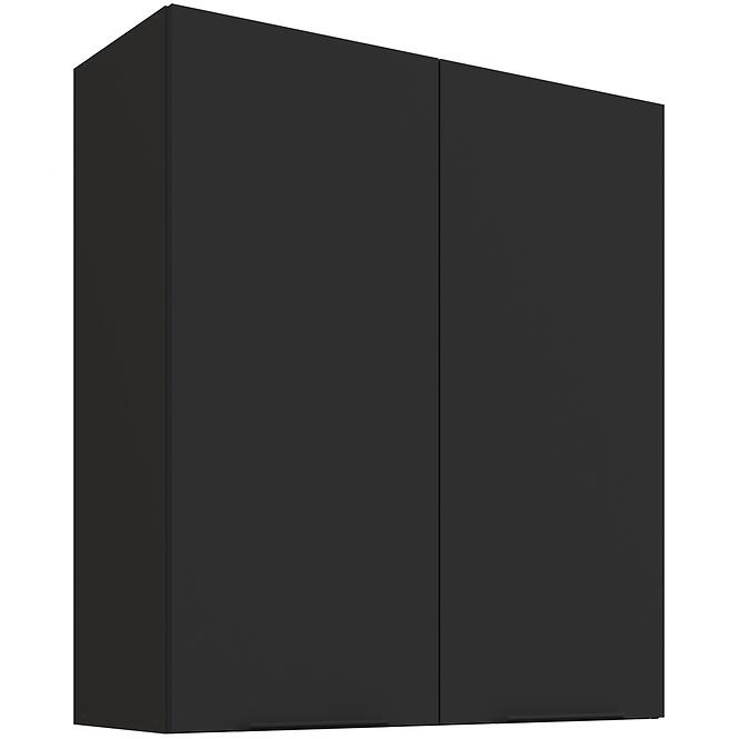 Kuchynská skrinka Aria-BL/BL anti fingerprint 80G-90 2F