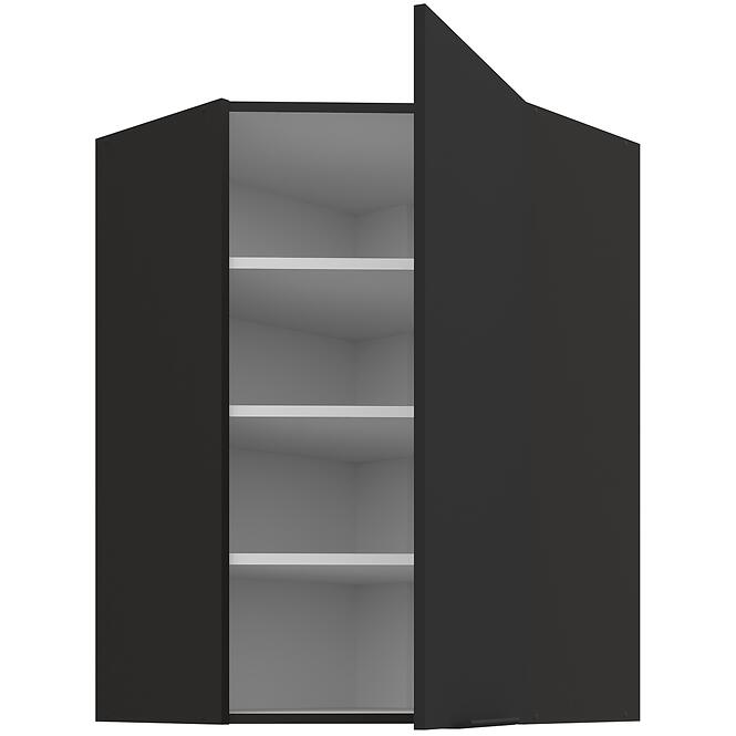 Kuchynská skrinka Aria-BL/BL anti fingerprint 60X60 GN-90 1F (45°),2