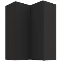 Kuchynská skrinka Aria-BL/BL anti fingerprint 60X60 GN-90 2F (90°)