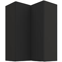 Kuchynská skrinka Aria-BL/BL anti fingerprint 60X60 GN-90 2F (90°)