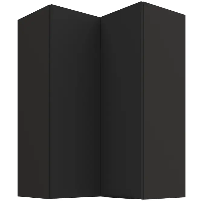 Kuchynská skrinka Aria-BL/BL anti fingerprint 60X60 GN-90 2F (90°)