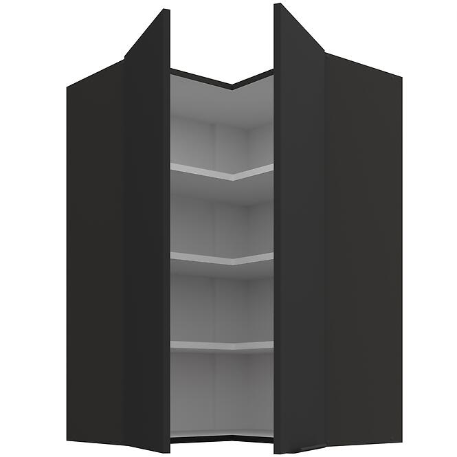 Kuchynská skrinka Aria-BL/BL anti fingerprint 60X60 GN-90 2F (90°),2