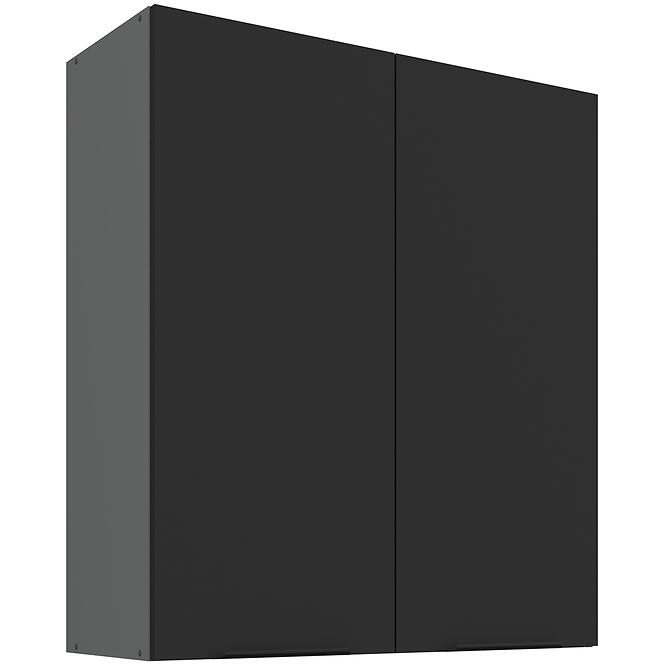 Kuchynská skrinka Aria-BL/ANT anti fingerprint 80G-90 2F