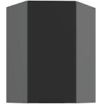 Kuchynská skrinka Aria-BL/ANT anti fingerprint 60X60 GN-90 1F (45°)