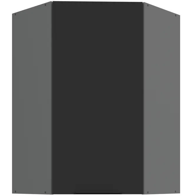 Kuchynská skrinka Aria-BL/ANT anti fingerprint 60X60 GN-90 1F (45°)