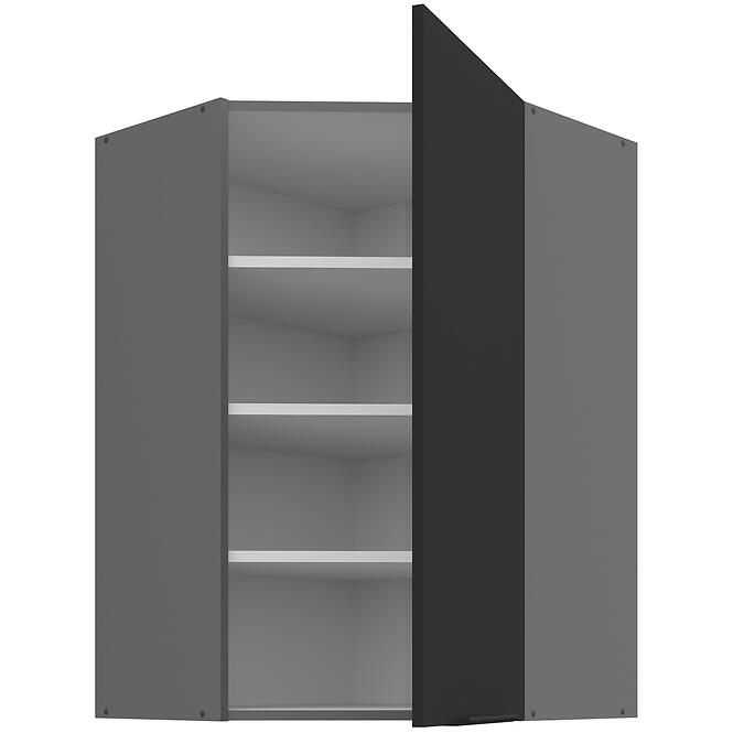 Kuchynská skrinka Aria-BL/ANT anti fingerprint 60X60 GN-90 1F (45°),2