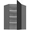 Kuchynská skrinka Aria-BL/ANT anti fingerprint 60X60 GN-90 1F (45°),2