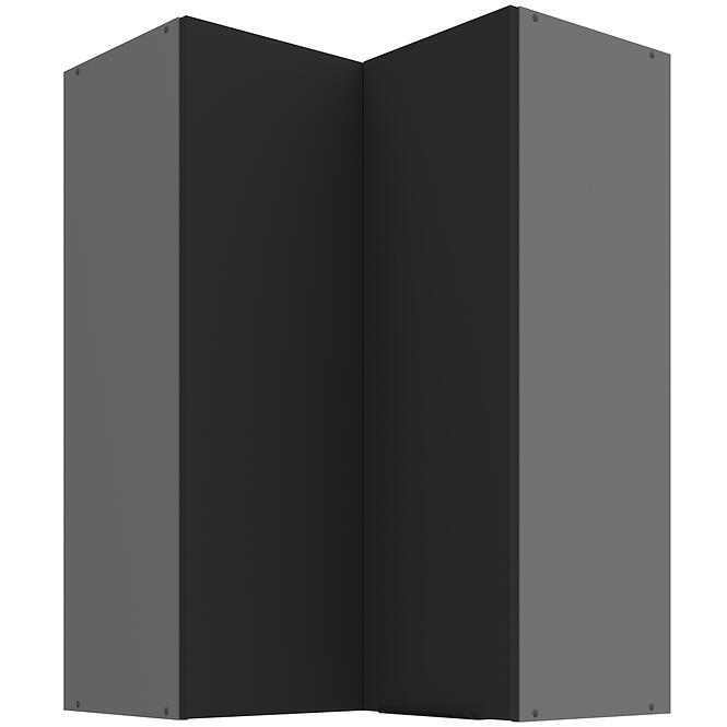 Kuchynská skrinka Aria-BL/ANT anti fingerprint 60X60 GN-90 2F (90°)
